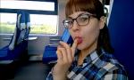 คลิปโป๊ ออนไลน์ Public Blowjob in the train Mp4