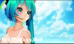 เพศภาพยนตร์ Miku Append Sexy Dance Nude MMD