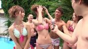 คลิปโป๊ฟรี Japanese summer girls comma big orgy fucking by the pool comma full uncensored JAV movie 3gp ล่าสุด