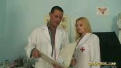 หนัง18 blonde sexy Nurse rides cock