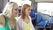 หนังav Threesome fuck party in public bus 2024