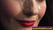 คลิปโป๊ Lingeried beauty facialized with huge load 3gp