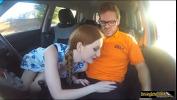 หนังโป๊ Big tits redhead Zara fucked by FDS car