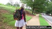 คลิปโป๊ฟรี I apos m Walking Down The Street To Give A Blowjob To A Big Dick Guy I Met During My Tennis Match With My Giant Nipples And Big Boobs Out comma Skinny Blonde Black Slut Sheisnovember Exposing Her Big Butt comma Cute Panties Outdoor on Msnovembe