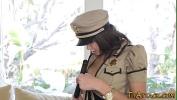 หนังเอ็ก Busty ebony cop spunked