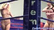 หนังxxx Lez babe orally pleasured in boxing match