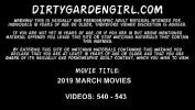 หนัง18 Dirtygardengirl march 2019 news period Prolapse comma dildo comma fisting Mp4 ล่าสุด