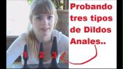 หนังxxx Probando Tres tipos de dildos anales ล่าสุด