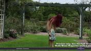 หนังโป๊ Celeste Rose naked pussy in the Garden Mp4