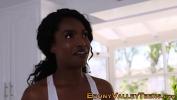 หนังxxx Busty black skank facial