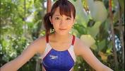 หนังโป๊ Azusa Tsukahara High leg swimsuit blue legs fetish image video solo ฟรี