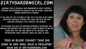 คลิปโป๊ Dirtygardengirl in blude fishnet take big dong in her anal hole amp prolapse ล่าสุด 2024