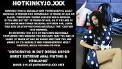 หนังเอ็ก Hotkinkyjo in dot dress super sweet extreme anal fisting amp prolapse 3gp ฟรี