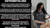 หนังav Big black dildo from mrHankey penetrate Hotkinkyjo anal hole amp prolapse ร้อน 2024