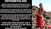 ดูหนังโป๊ Large dong from mrHankey anal amp prolapse by Hotkinkyjo in red dress on the rocks ร้อน 2024