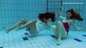 หนังโป๊ Underwater swimming pool lesbians Lera and Sima Lastova ร้อน 2024