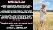 ดูหนังav Sindy Rose fucking her ass with red anal terrorist on the wheat field Mp4