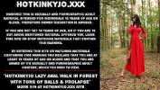 คลิปโป๊ฟรี Hotkinkyjo lazy anal walk in forest with tons of balls amp prolapse 3gp