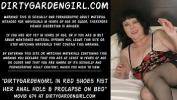 หนังโป๊ Dirtygardengirl in red shoes fist her anal hole amp prolapse on bed 2024