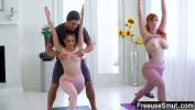 หนังเอ็ก Hot milfs submit to their yoga teacher 3gp