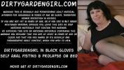 หนังโป๊ใหม่  Dirtygardengirl in black gloves self anal fisting amp prolapse on bed 2024 ร้อน