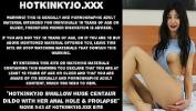 คริปโป๊ Hotkinkyjo swallow huge centaur dildo with her anal hole amp prolapse ร้อน