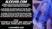 คลิปxxx Hotkinkyjo extreme anal bride fucking huge dildo comma fisting ass amp prolapse ฟรี