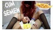 คลิปโป๊ TRAILER Me encanta COMER Papas fritas con SEMEN y hacer FOOTJOB con medias ฟรี