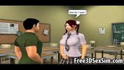 ดูหนังav Sexy 3D cartoon honey getting double teamed Mp4