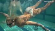 คลิปโป๊ Hot chicks Irina and Anna swim naked in the pool 3gp