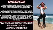 คลิปโป๊ฟรี Anal pirate Sindy Rose ruin her ass with huge dildo on the beach 2024