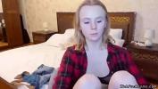 ดูหนังโป๊ Blonde teen in see through bra on cam ร้อน