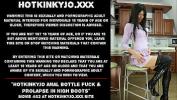 ดูหนังโป๊ Hotkinkyjo anal bottle fuck amp prolapse in high boots 3gp ฟรี