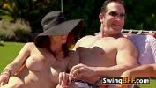 ดูหนังav Outdoor pool swinger party with real couples swapping partners in intimate orgy ล่าสุด