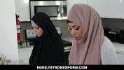 ดูหนังโป๊ Talk about taboo excl Muslim ebony teen Milu Blaze in hijab fucks her own stepbrother excl Mp4