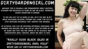 หนังxxx Really huge black dildo in Dirtygardengirl anal hole 2024 ล่าสุด