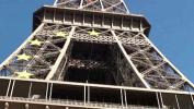 หนัง18 Eiffel Tower crazy public sex threesome group orgy with a cute girl and 2 hung guys shoving their dicks in her mouth for a blowjob comma and sticking their big dicks in her tight young wet pussy in the middle of a day in front of everybody