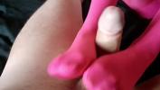 คลิปxxx Laura XXX model 2021 footjob on pink nylon Mp4