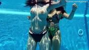 หนังโป๊ใหม่  Sexy babes with big tits swim underwater in the pool ฟรี