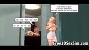 ดูหนังxxx Classy 3D cartoon blonde sucking and fucking