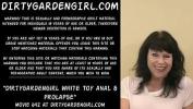 คลิปxxx Dirtygardengirl white toy anal amp prolapse ร้อน 2024