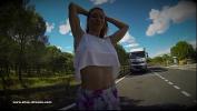 หนังเอ็ก Flashing naked on a rest area for the truckers 2024 ล่าสุด