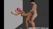 ดูหนังโป๊ Pink haired virtual hottie gets fucked from behind 3gp