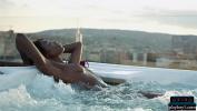 ดูหนังav Ebony beauty from Cameroon Mimi Desuka gets naked in a pool for Playboy 3gp