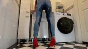 หนังโป๊ Wetting extremely Jeans and Red classic High Heels and play with Pee ดีที่สุด ประเทศไทย