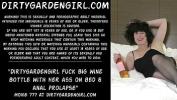 ดูหนังโป๊ Dirtygardengirl fuck big wine bottle with her ass on bed amp anal prolapse 2024 ล่าสุด