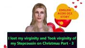 หนังโป๊ใหม่  English Audio Sex Story I lost my virginity and Took virginity of my Stepcousin on Christmas Part 3 ร้อน 2024