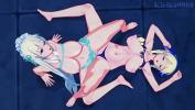 หนัง18 Katsuragi and Yomi intense lesbian play and futanari sex period Senran Kagura Hentai 2024