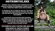 หนังโป๊ใหม่  Hotkinkyjo self fisting her ass and prolapse at castle stairs ร้อน 2024