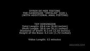 คลิปxxx Syren De Mer Testing The Handmade Impaler Size L lpar With Additional Anal Fisting rpar TWT083 3gp